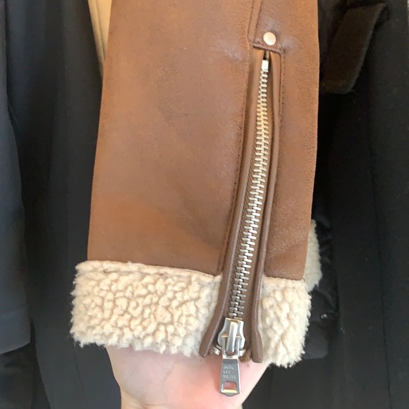 Brown Sherpa Moto jacket - Picture 9 of 9